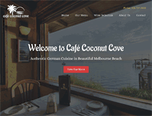 Tablet Screenshot of cafecoconutcove.com